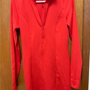 Garage Vibrant Red Long Sleeve Tee